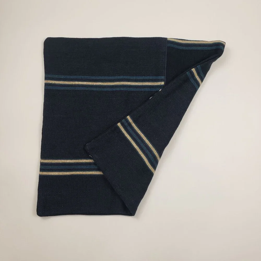 Ralph Lauren Home Mathers Throw Pillow Cover Blue Linen Zip Closure 22 x 22 Inch - Picture 6 of 16